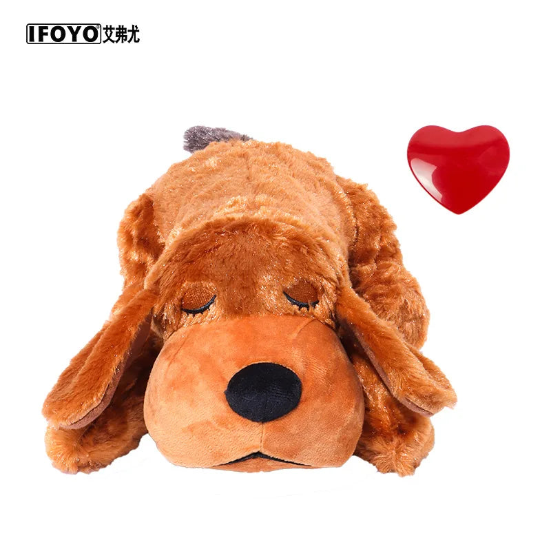 Heartbeat Puppy Dog Snuggle Toy Anxiety Relief Plush Behavioral Training Sleep Aid