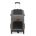 Portable Breathable Double Layer Pet Trolley Bag