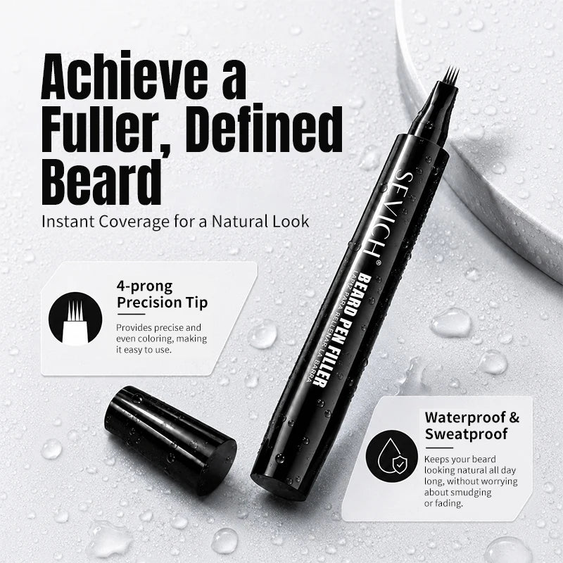 Men's Waterproof Beard Filling Pen 0.05 oz
