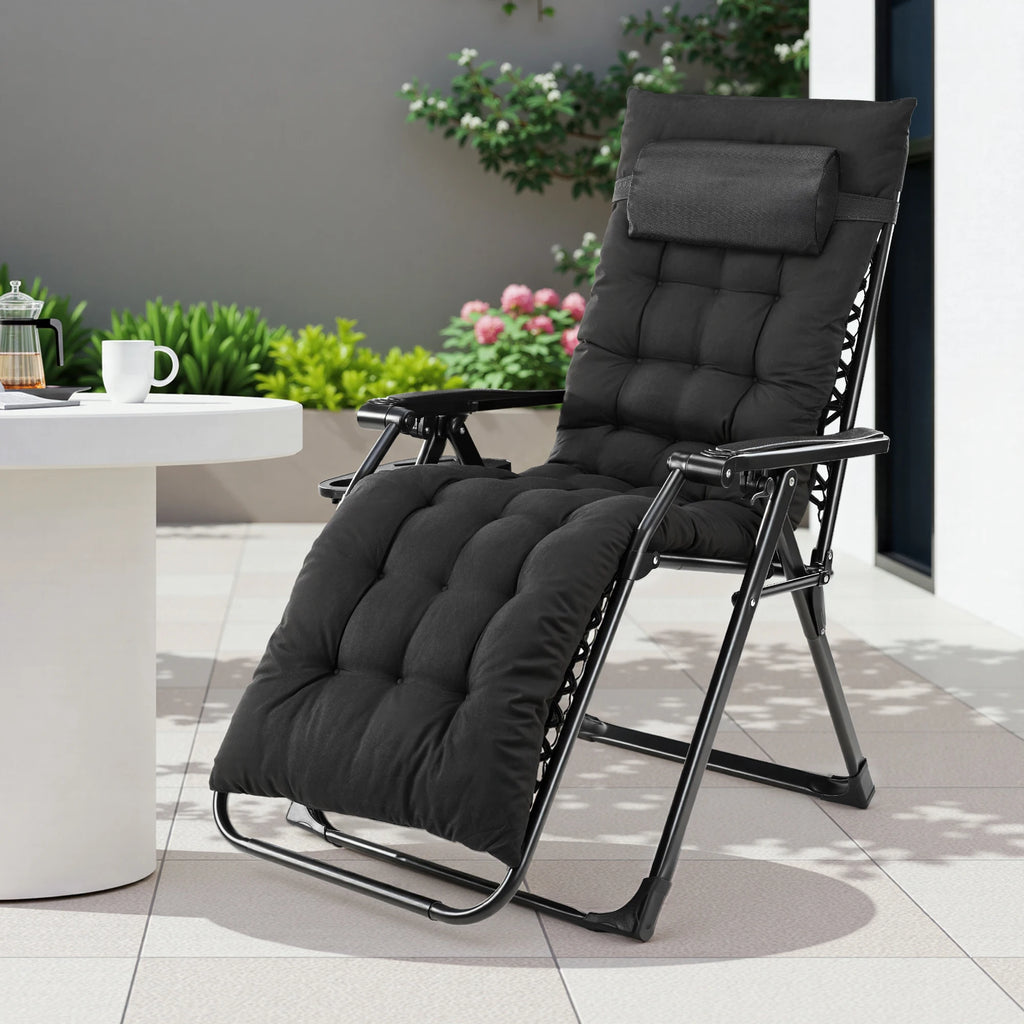 Zero Gravity Camping Lounge Chair and Folding Patio Recliner