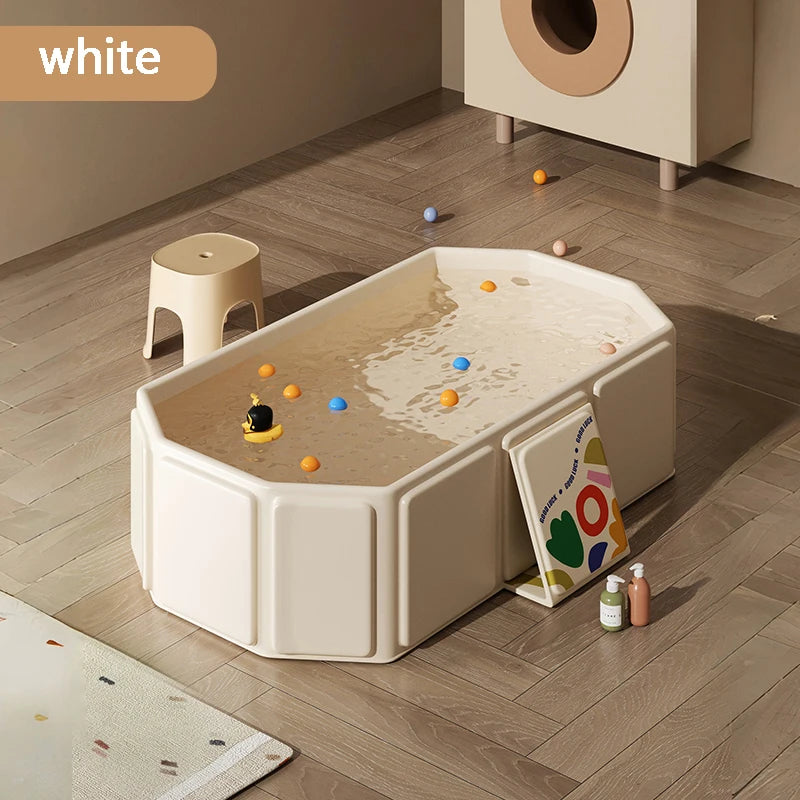 Portable Thick Folding Bathtub for Children Travel