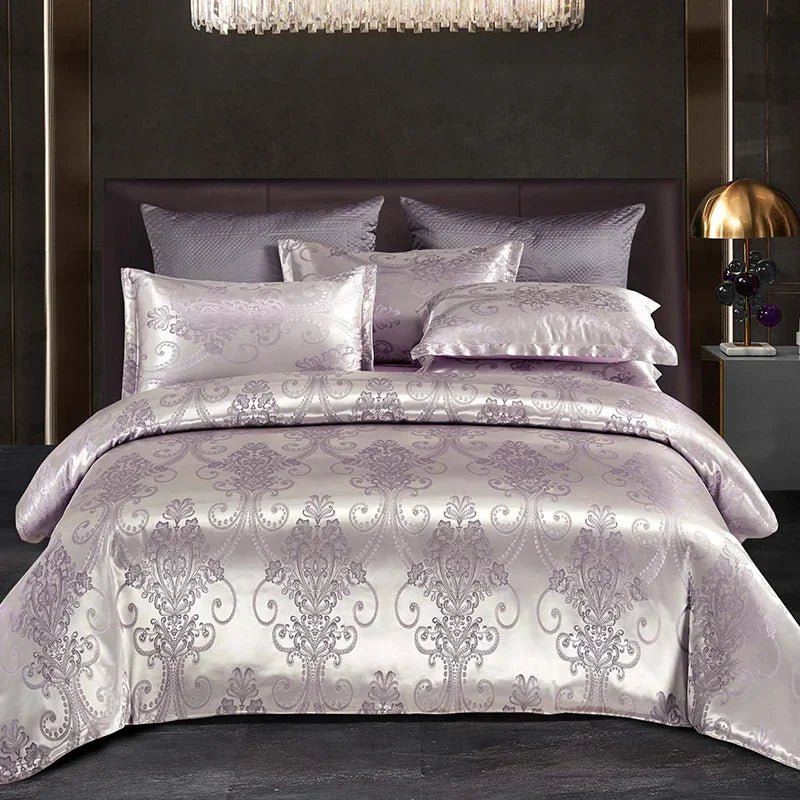 European Luxury Soft Duvet Cover and Bedroom Bedding Set