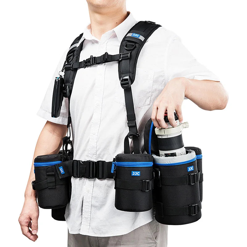 DSLR Camera Lens Pouch and Shoulder Strap Case