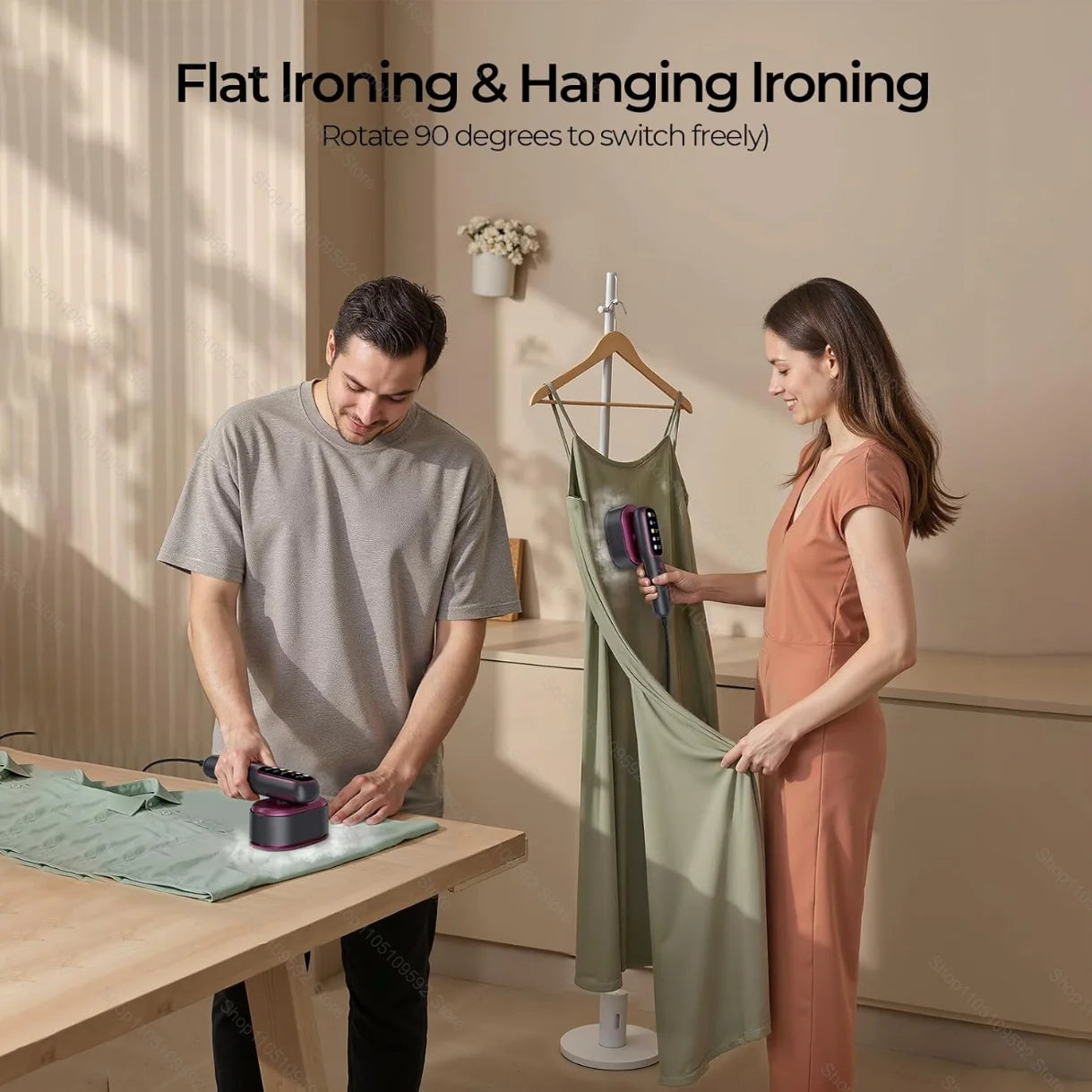 Portable Handheld Garment Steamer and Steam Iron 1200W