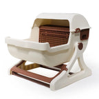 Semi-Automatic Self-Cleaning Cat Litter Box and Toilet Pan