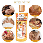 Women's Turmeric Moisturizing Brightening Body Face Massage Oil 6.8 fl oz