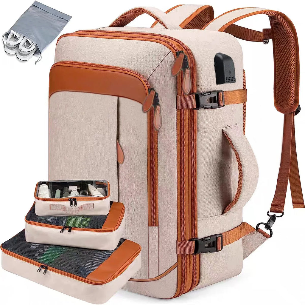 Unisex Waterproof Expandable Travel Luggage Backpack 8092