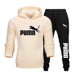 Men's Casual Pullover Hoodie and Pants Tracksuit Set