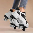 Kids' Breathable Mesh Four-Wheel Roller Skate Sneakers SY119