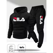 Men's Casual Hoodie and Sweatpants Two Piece Tracksuit Set
