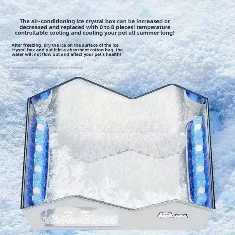 Pet Cooling Ice House Bed Four Seasons Summer Nest for Cats and Dogs