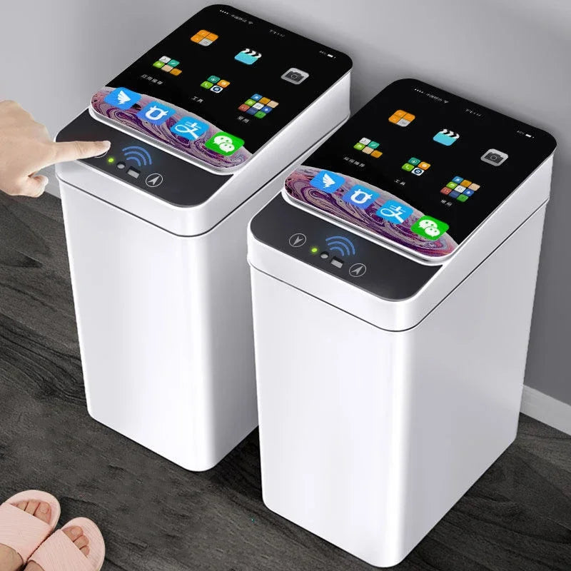 Automatic Smart Motion Sensor Trash Can with USB Charging