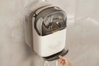 Wall-Mounted Drain Cutlery Organizer and Dustproof Spoon Holder