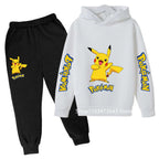 Kids' Cartoon Hoodie Sweatshirt Pants Two-Piece Set