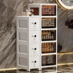 6.7 Inch Ultra Narrow Slit Storage Cabinet with Drawers