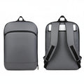 Men's Plain Oxford Luggage Strap Business Commuter Backpack