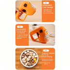 Interactive Dog Treat Launcher Lightweight Portable Snack Dispenser Puzzle Toy