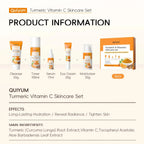Vitamin C Turmeric Skincare Set 5-Piece Facial Routine Kit
