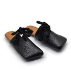 Women's Square Toe Casual Flat Mules