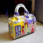 Women's Vintage Shoulder Bag Luxury Boston Handbag