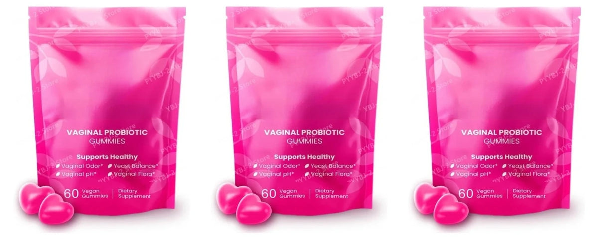 Women's Probiotic Cranberry Chlorophyll Digestive Wellness Gummies