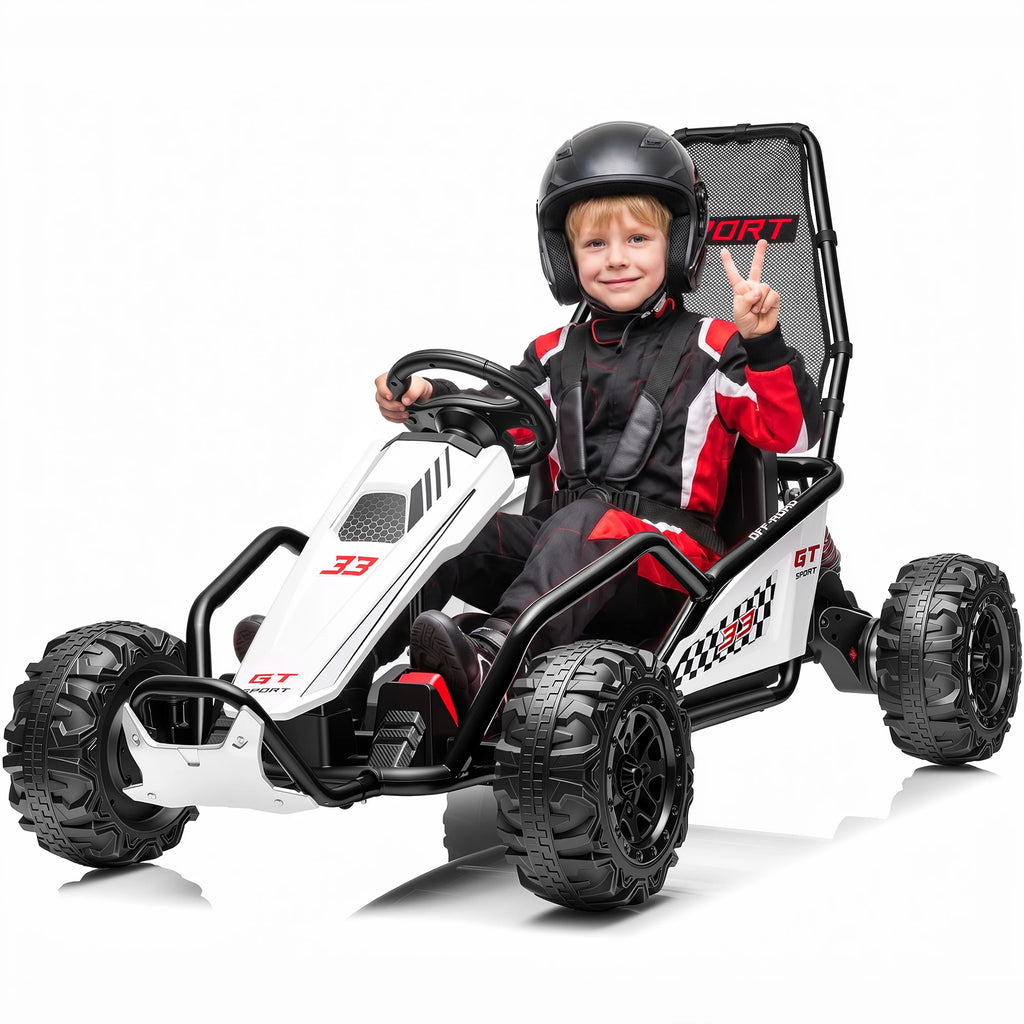 Kids 24V 400W Battery Powered Electric Ride on Go Kart Car