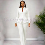 Men's Tailored Two-Piece Blazer and Pants Suit