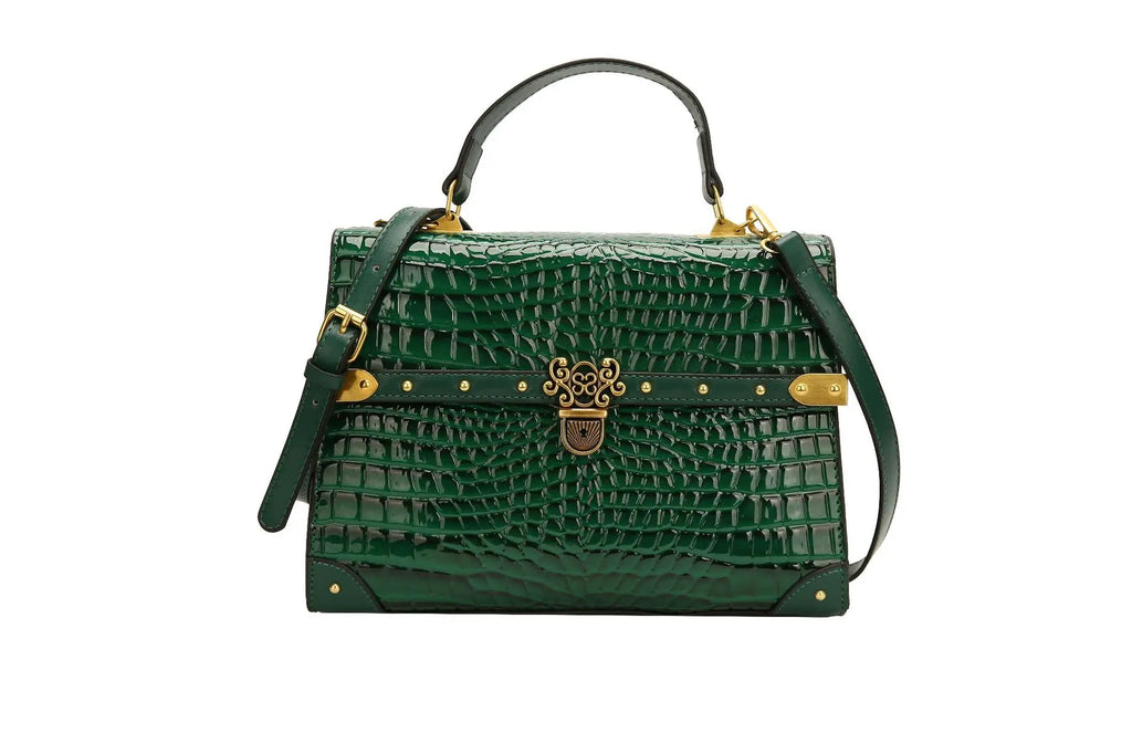Women's Solid PU Leather Shoulder Crossbody Bag