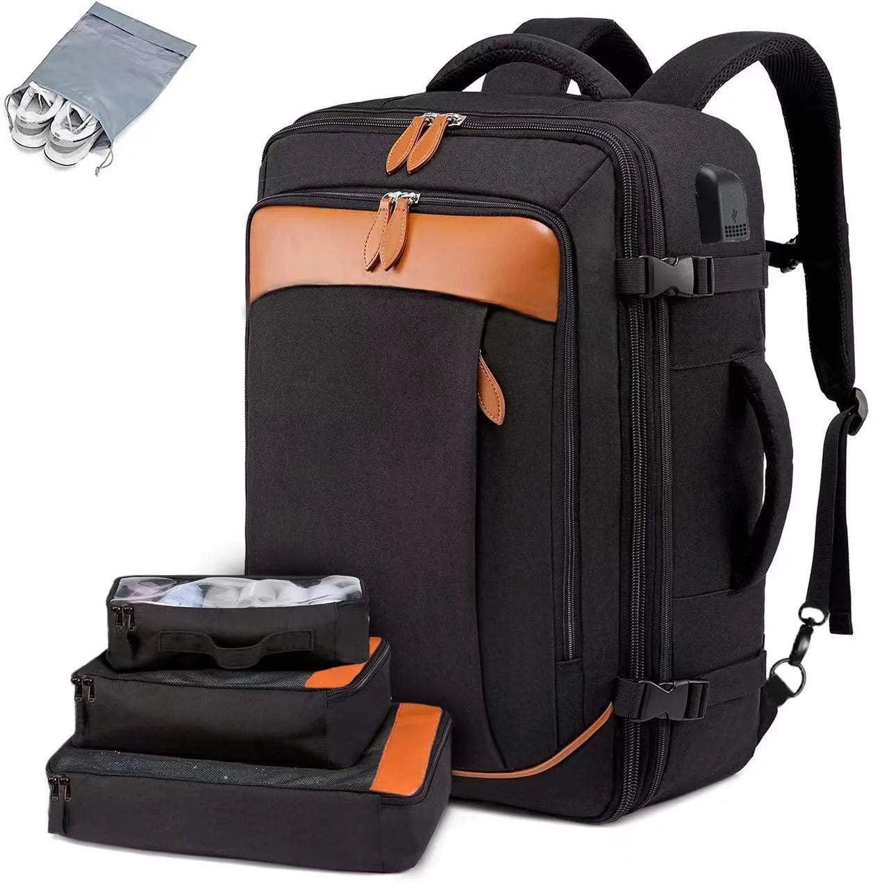 Unisex Waterproof Expandable Travel Luggage Backpack 8092