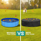 Portable Dog Swimming Pool or Pool Cover Scratch-Resistant PU Grooming Tub