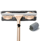 Telescopic Double-Sided Window Cleaning Squeegee Mop with Extension Pole