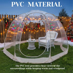 Instant Pop-Up Bubble Tent and Weatherproof Igloo Screen House Beige
