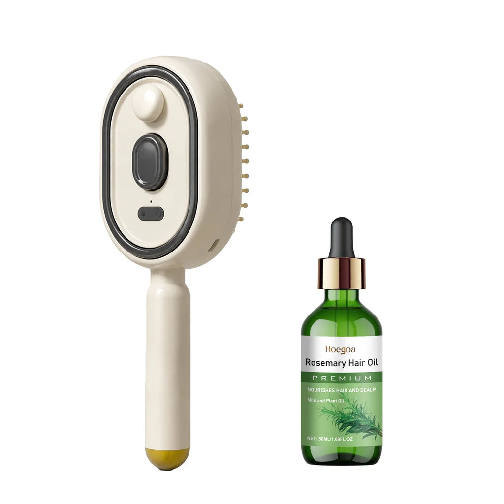 Electric Spray Air Cushion Massage Hair Straightener Steaming Comb