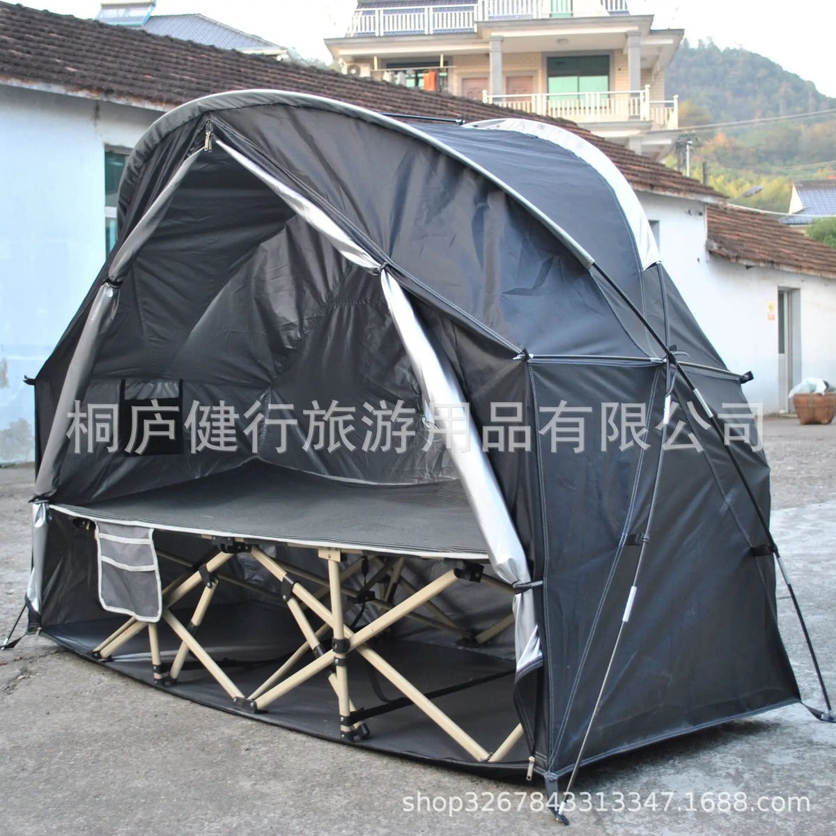Waterproof Silver-Coated Single Person Camping Storage Tent