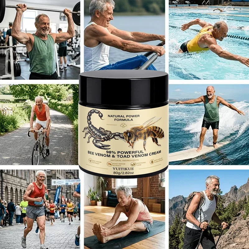 Bee Venom Scorpion Natural Herbal Joint Massage Cream 2.8 oz