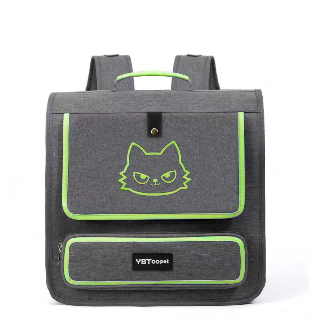 Foldable Pet Carrier Backpack Breathable Travel Bag for Cats and Small Dogs