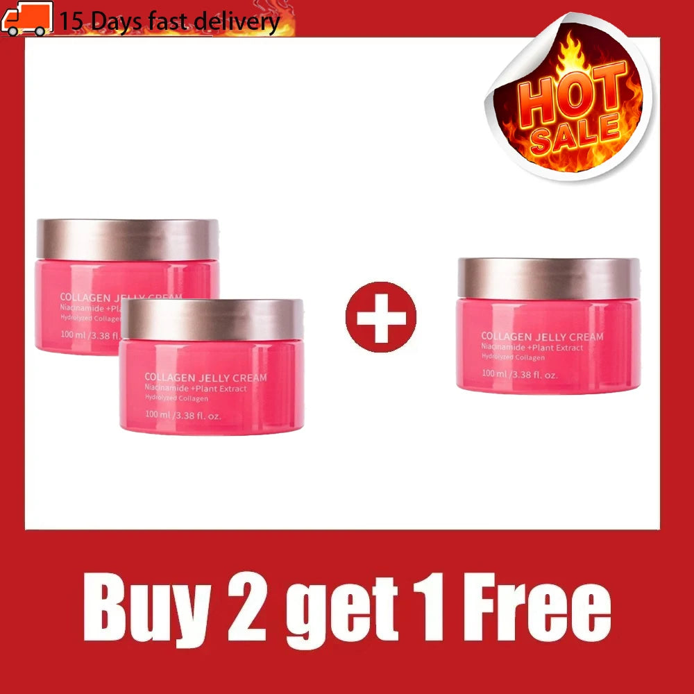Collagen & Niacinamide Jelly Cream Face Moisturizer Brightening 100g