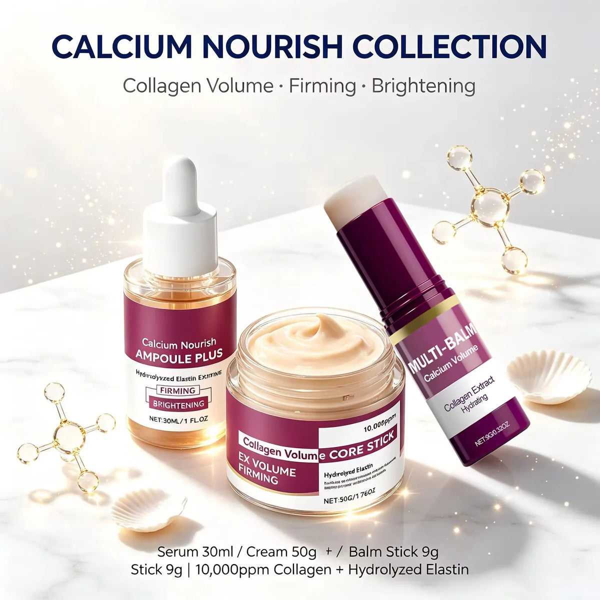 Calcium Collagen Multi-Balm and Pore Firming Essence Skincare Set