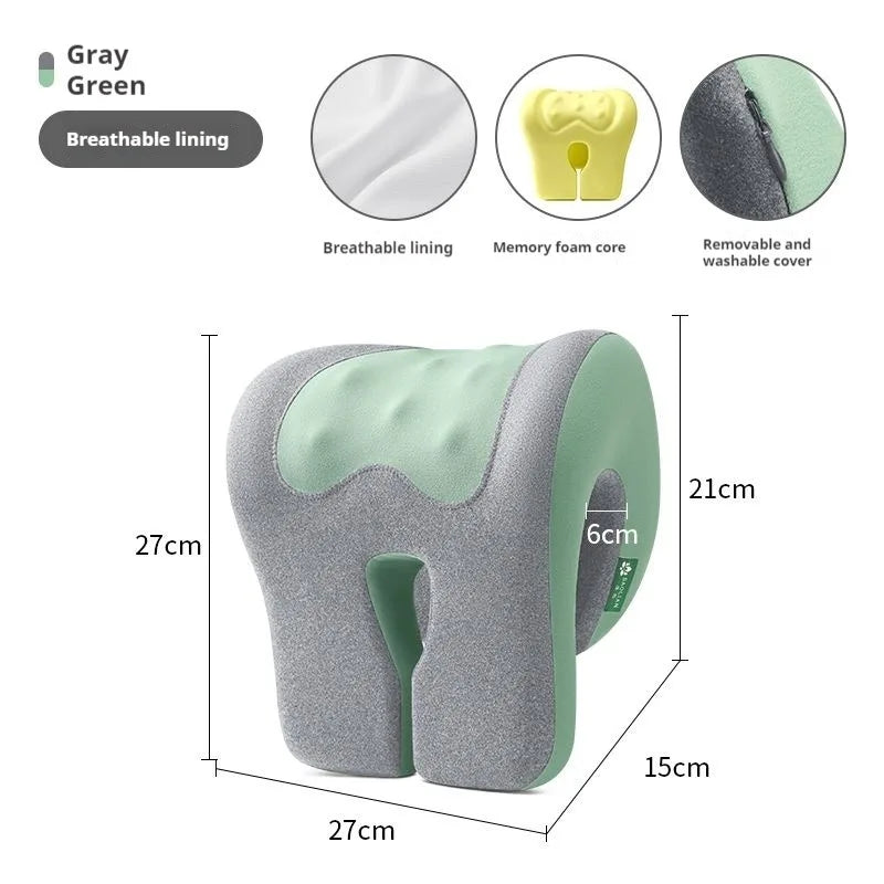 Ergonomic Memory Foam Office Chair Headrest Pillow Neck Support