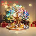 Tree of Life Gemstone Acrylic Statue and Tabletop Ornament