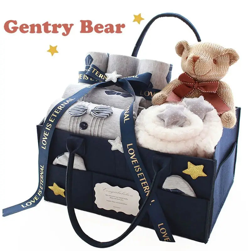 Unisex Cotton Newborn Clothes and Baby Gift Set 14-Piece