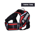 Adjustable Nylon Dog Harness with Neck Guard and Reflective Breathable Mesh Vest
