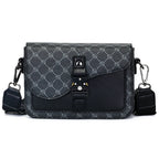 Men's Fashion PU Leather Minimalist Crossbody Messenger Bag