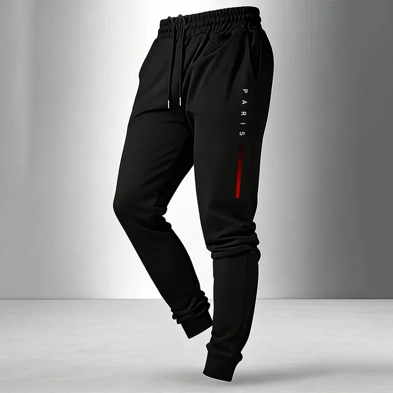 Men's Casual Round Neck T-Shirt and Sweatpants Set
