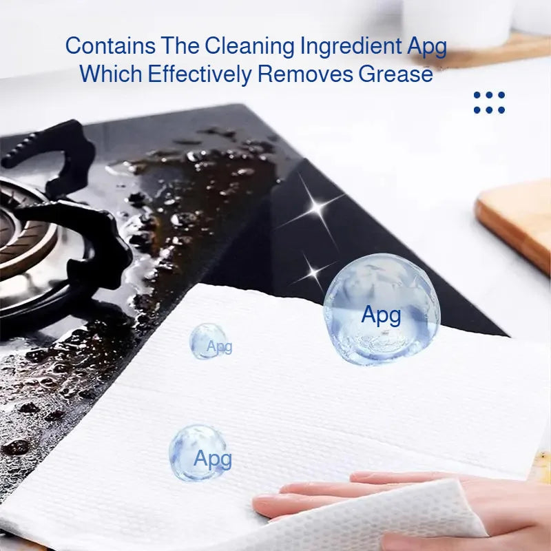 Multifunctional Heavy Duty Degreasing Wipes and Kitchen Towels
