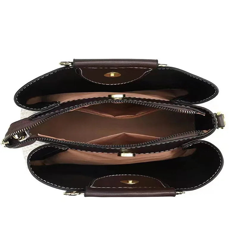 Women's Fashion PU Leather Small Square Shoulder Bag