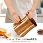 Rotating Wooden Utensil Holder and Kitchen Countertop Organizer