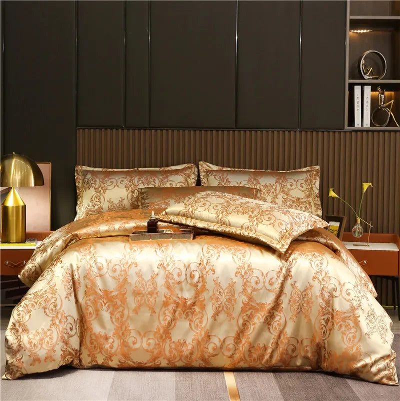 European Luxury Soft Duvet Cover and Bedroom Bedding Set