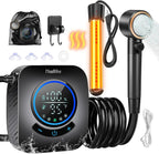 Portable Camping Shower with 1500W Immersion Heater