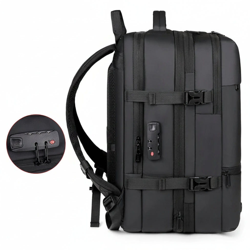 Men's Expandable Large Capacity Travel Business Backpack